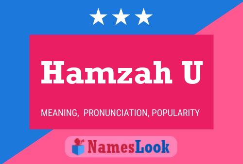 Hamzah U Naam Poster