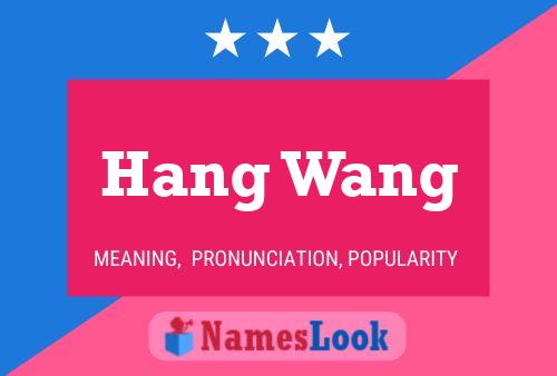 Hang Wang Naam Poster