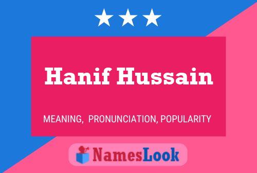 Hanif Hussain Naam Poster