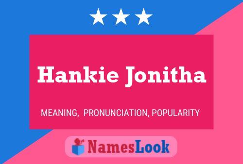 Hankie Jonitha Naam Poster