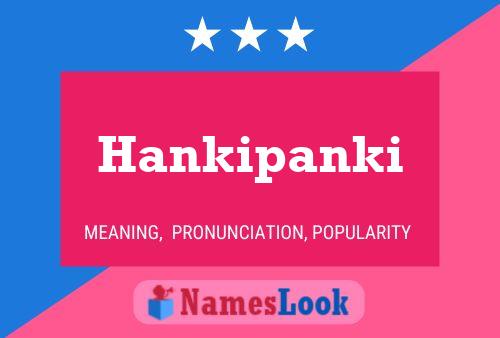 Hankipanki Naam Poster