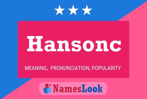 Hansonc Naam Poster