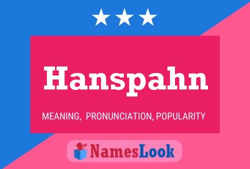 Hanspahn Naam Poster