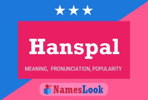 Hanspal Naam Poster