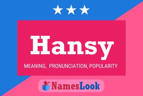 Hansy Naam Poster