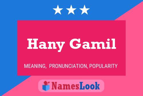 Hany Gamil Naam Poster