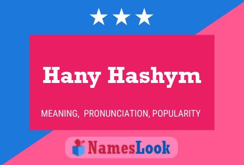 Hany Hashym Naam Poster