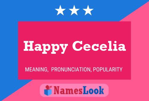 Happy Cecelia Naam Poster