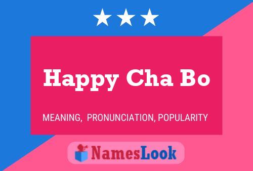 Happy Cha Bo Naam Poster