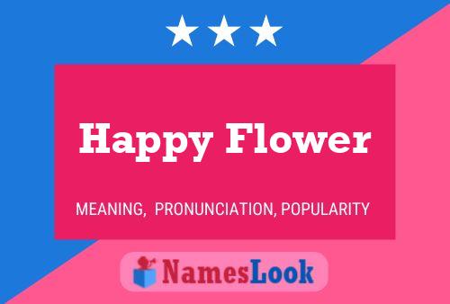 Happy Flower Naam Poster