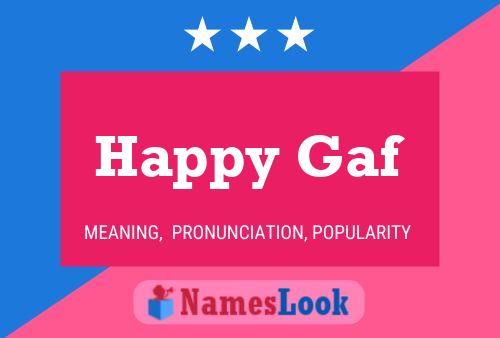 Happy Gaf Naam Poster