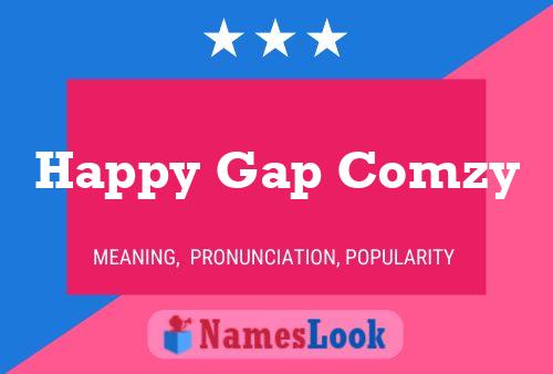 Happy Gap Comzy Naam Poster