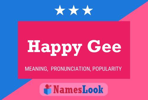 Happy Gee Naam Poster