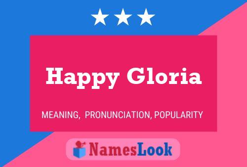 Happy Gloria Naam Poster