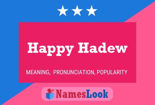 Happy Hadew Naam Poster