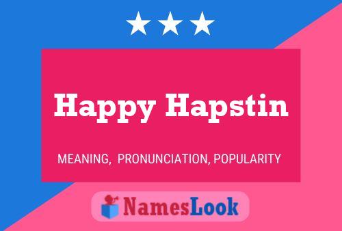 Happy Hapstin Naam Poster