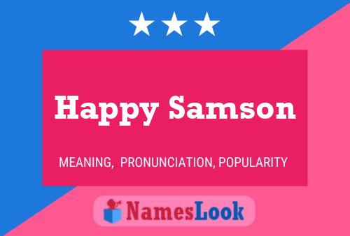 Happy Samson Naam Poster