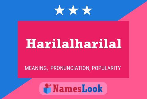 Harilalharilal Naam Poster