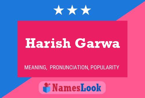 Harish Garwa Naam Poster