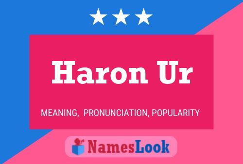 Haron Ur Naam Poster