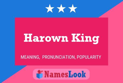 Harown King Naam Poster