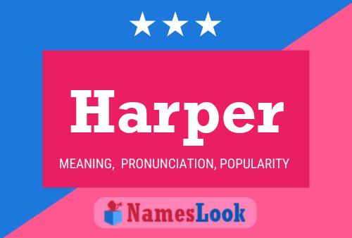 Harper Naam Poster