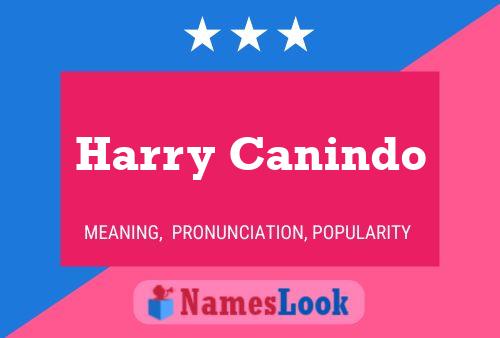 Harry Canindo Naam Poster