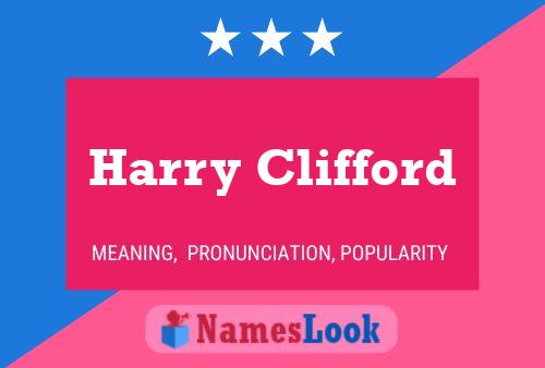 Harry Clifford Naam Poster