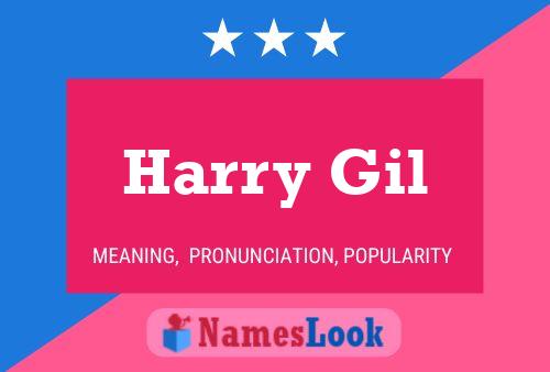 Harry Gil Naam Poster