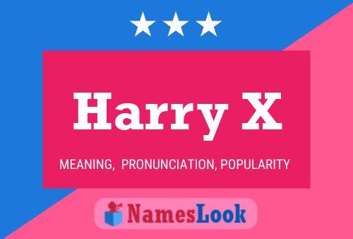 Harry X Naam Poster