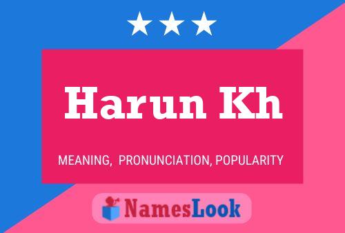 Harun Kh Naam Poster