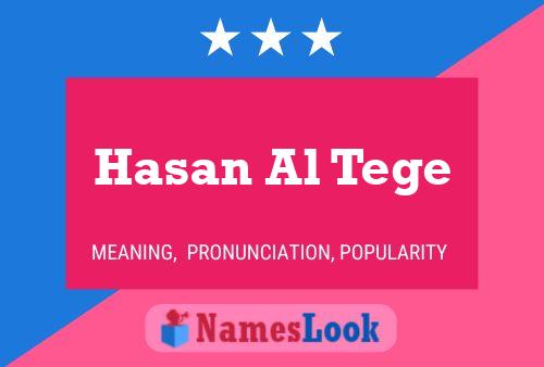 Hasan Al Tege Naam Poster