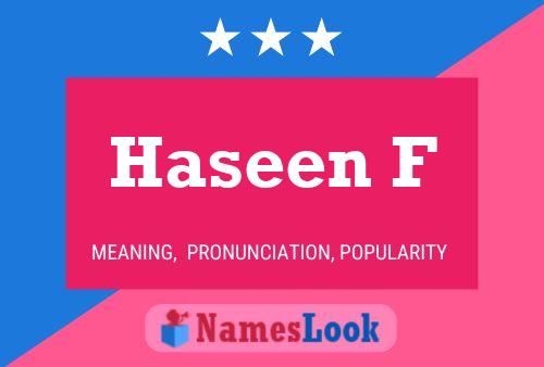 Haseen F Naam Poster