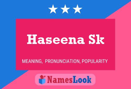 Haseena Sk Naam Poster