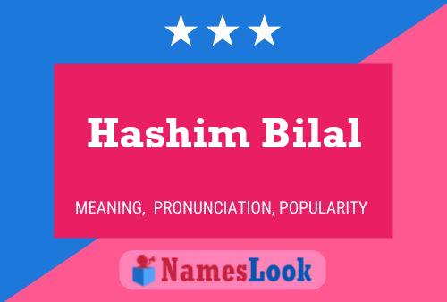 Hashim Bilal Naam Poster