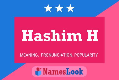 Hashim H Naam Poster