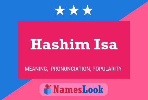 Hashim Isa Naam Poster