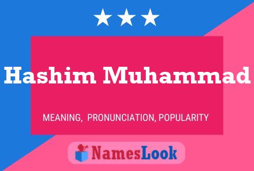 Hashim Muhammad Naam Poster