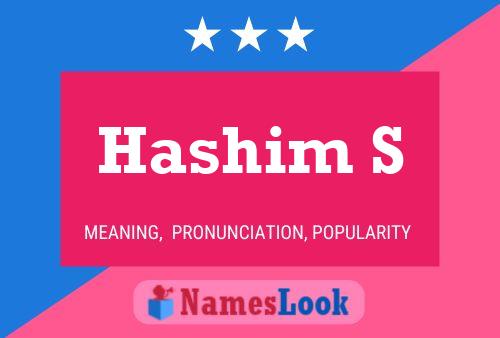 Hashim S Naam Poster