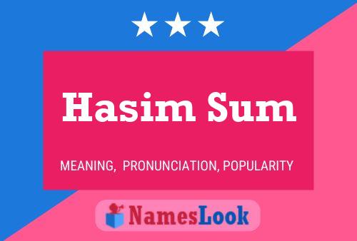 Hasim Sum Naam Poster