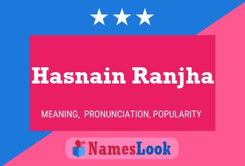 Hasnain Ranjha Naam Poster