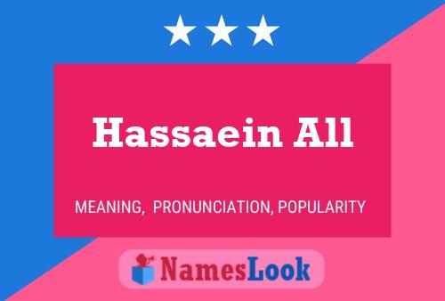 Hassaein All Naam Poster