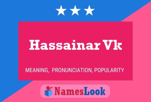 Hassainar Vk Naam Poster