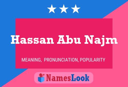 Hassan Abu Najm Naam Poster