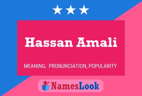 Hassan Amali Naam Poster