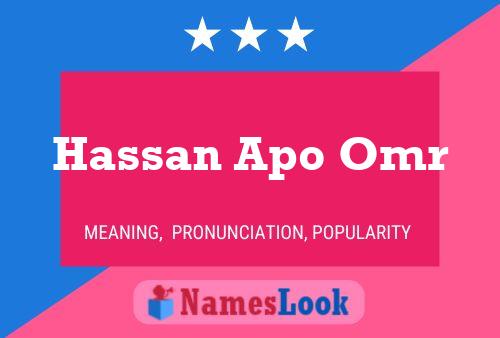 Hassan Apo Omr Naam Poster