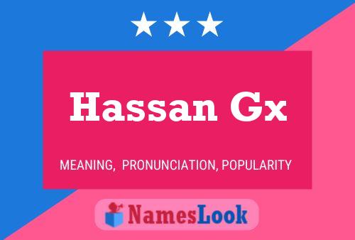 Hassan Gx Naam Poster