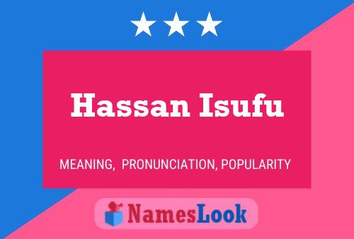 Hassan Isufu Naam Poster