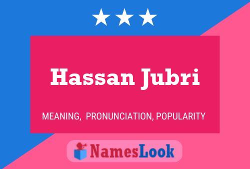 Hassan Jubri Naam Poster