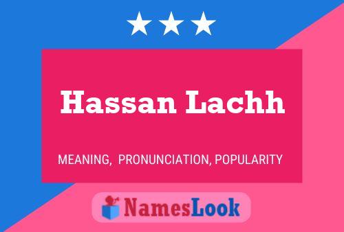 Hassan Lachh Naam Poster